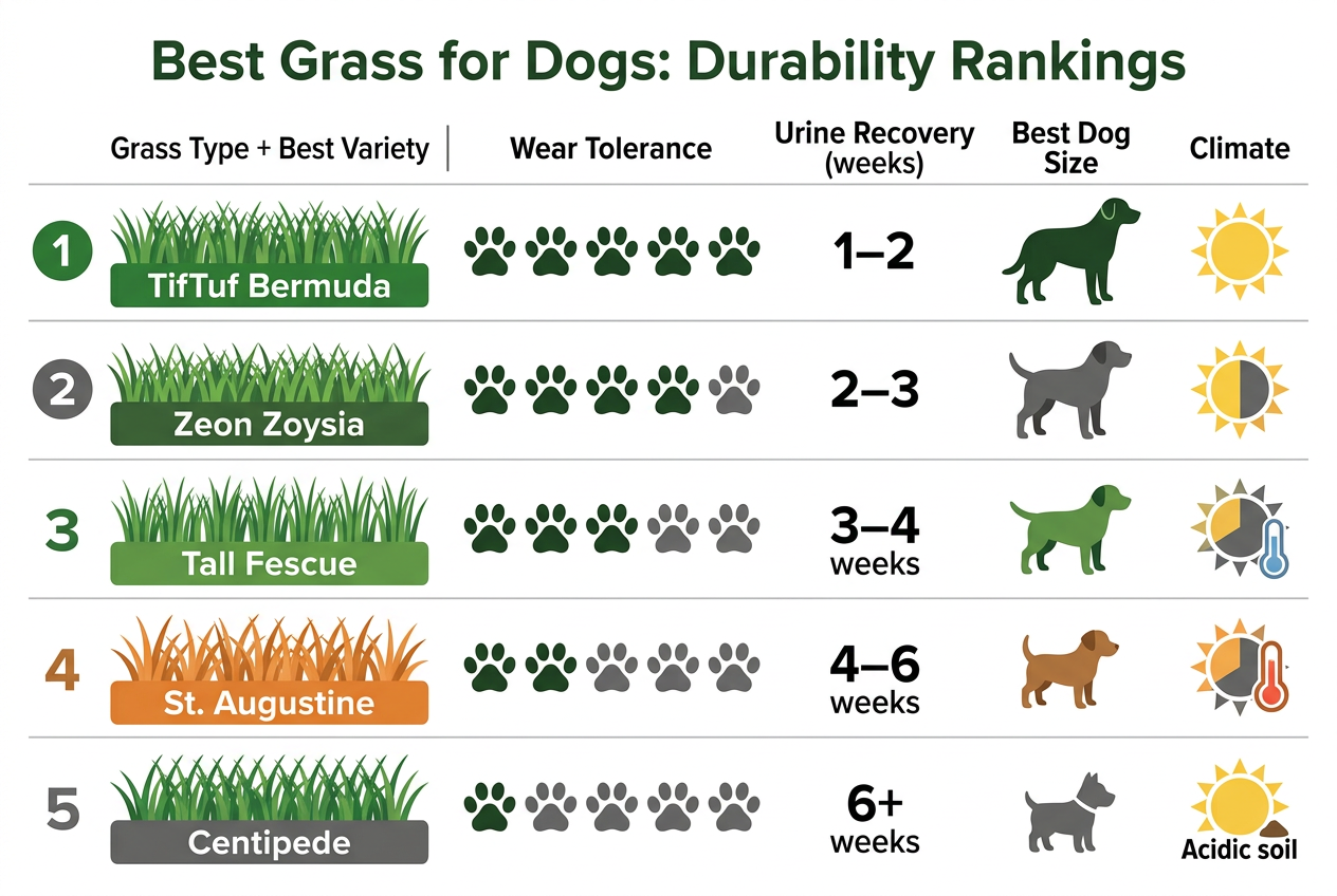 best grass for dogs