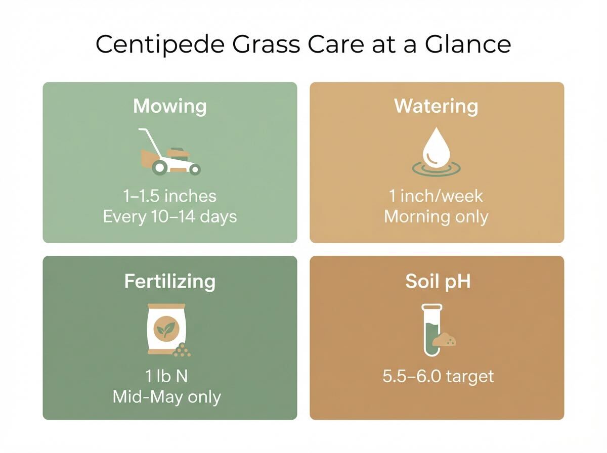 centipede grass care